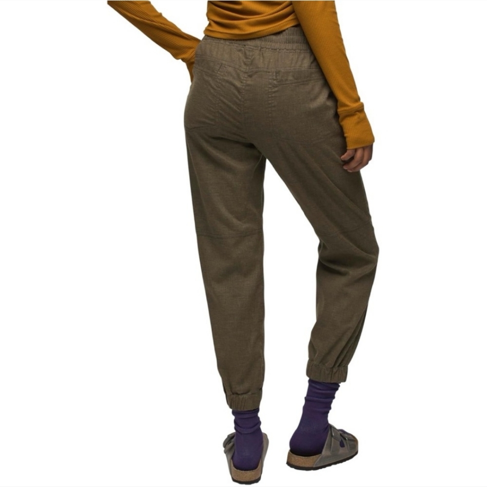 Prana Mantra Jogger Pants Hemp Blend Pull On Stretchy Waist Minimal Neutral LRG - Picture 3 of 12